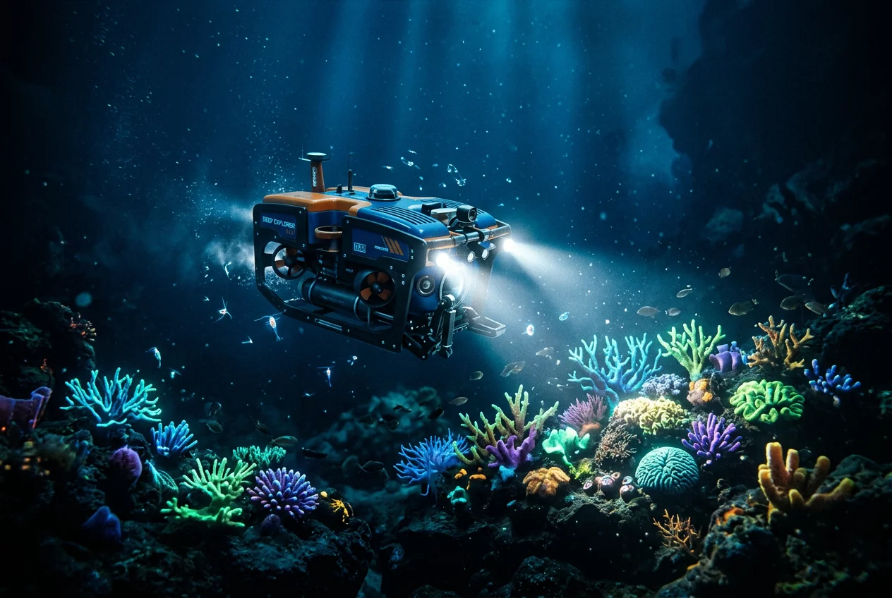 Eksploracja głębin oceanów za pomocą autonomicznych dronów